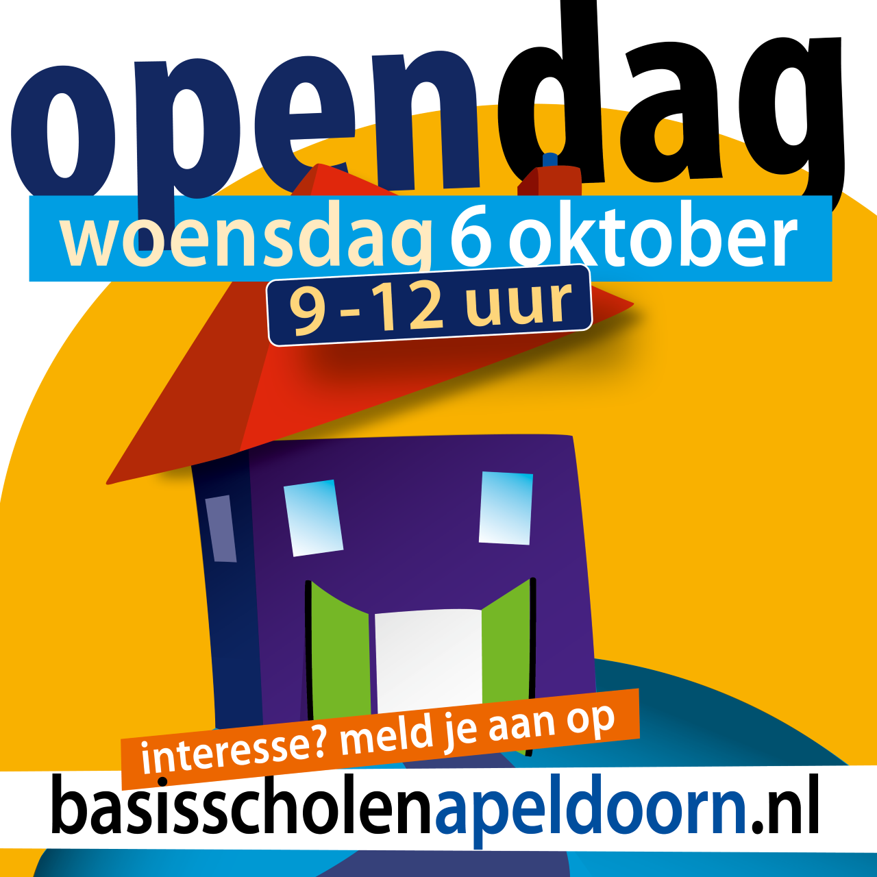 Open dag bij alle basisscholen Apeldoorn op 6 oktober!